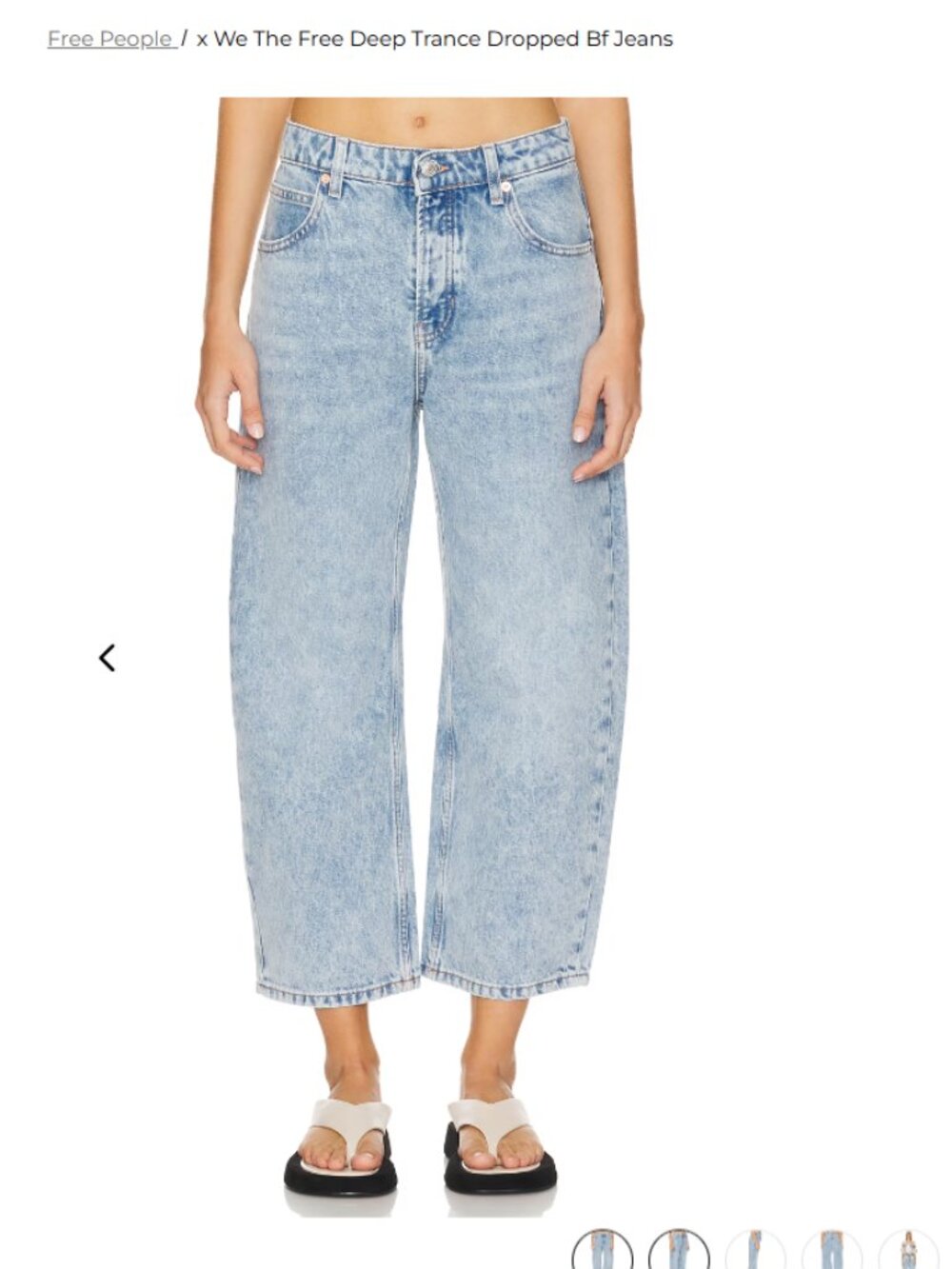 We The Free Deep Trance Dropped Boyfriend Jeans | 29 | Sweet Dreams | NWOT - Picture 14 of 15